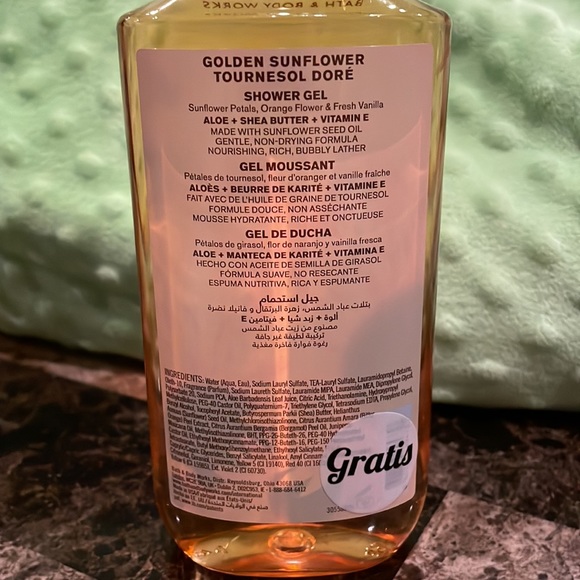 New Bath and Body Works Shower Gel - Golden Sunflower - Picture 3 of 4